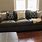 Brown Couch with Throw Pillows