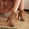 Brown High Heel Ankle Boots