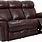 Brown Leather Recliner Sofa