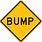 Bump in Road Sign