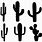 Cactus Clip Art Silhouette