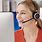 Call Center Person with Headset