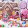 Candyland Christmas Background