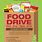 Canned-Food Drive Flyer Template