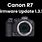 Canon R7 Firmware Update