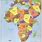 Capitals in Africa Map