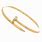 Cartier Gold Nail Bracelet