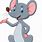 Cartoon Mouse with Jewel