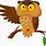 Cartoon Owl Wings