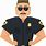 Cartoon Police Officer Transparent Background