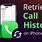 Cell Phone Call History