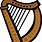 Celtic Harp Clip Art