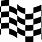 Checkered Flag Stripe Vector