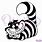 Cheshire Cat Face SVG