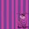 Cheshire Cat Stripe Wallpaper