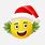 Christmas Emoji Girl