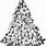Christmas Tree Clip Art Free Black and White