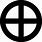 Circle Cross Symbol