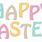 Clip Art Happy Easter Words