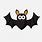 Clip Art of a Bat