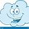 Cloud Cartoon Character