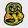 Cobra Kai Logo Pixel Art