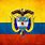 Colombian Flag with Emblem