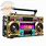 Colorful 80s Boombox Radio