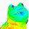 Colorful Frog Meme