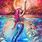 Colorful Mermaid Art Painting