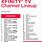 Comcast Cable Channel Line Up Printable