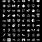 Cool Icons Black and White