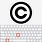Copyright Symbol Keyboard