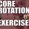 Core Rotation Exercises