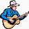Country Music Guitar Clip Art