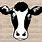 Cow Head Print
