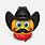Cowboy Emoji Clip Art