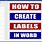 Create Label Template Word