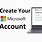 Creating Microsoft Account
