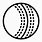 Cricket Ball PNG Black and White