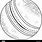 Cricket Ball Sketch