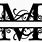 Cricut Split Letter Monogram