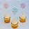 Cupcake Birthday Cake Toppers