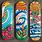 Custom-Painted Skateboards