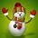 Cute Christmas Snowman Wallpaper