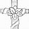 Cute Cross Coloring Pages