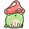 Cute Frog Drawing Mushroom Hat