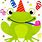 Cute Happy Birthday Frog