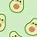 Cute Kawaii Avocado Wallpaper