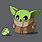 Cute Kawaii Baby Yoda